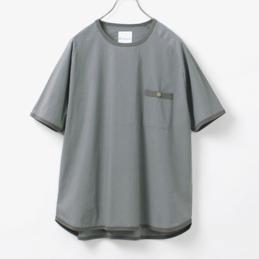 RE MADE IN TOKYO JAPAN / 宽松泡泡纱 T 恤