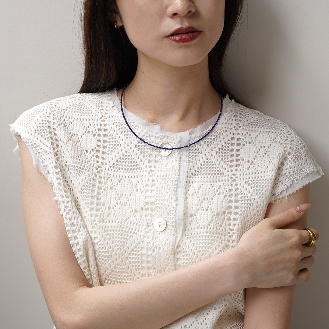 phaduA / 라피스라줄리 2mm컷 비즈목걸이