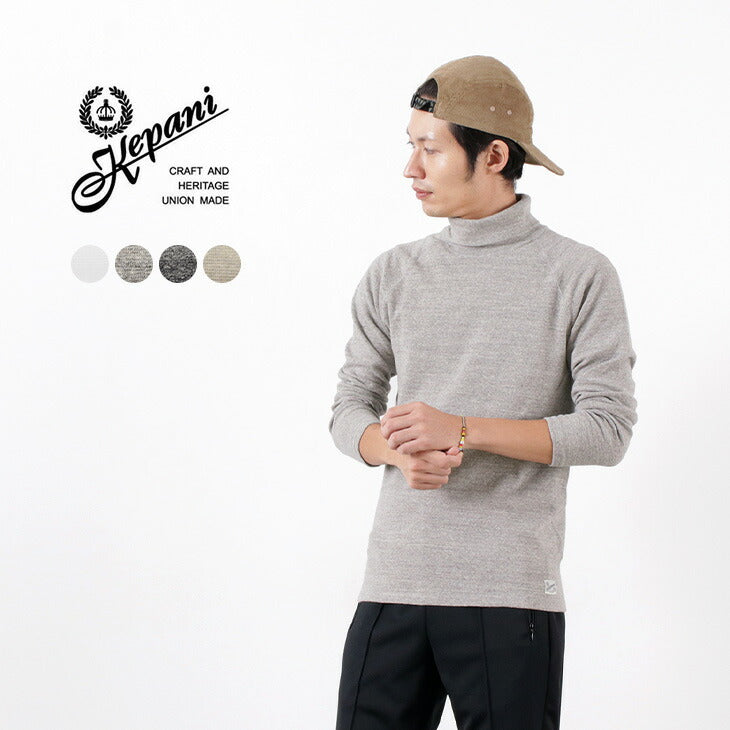 KEPANI / Raffy Spun Fraise Camiseta de manga larga con cuello alto