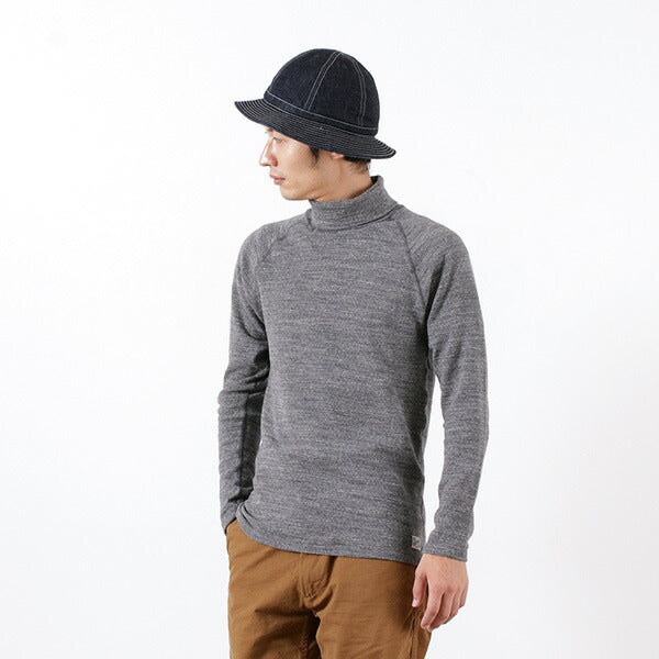 KEPANI / Raffy Spun Fraise Camiseta de manga larga con cuello alto