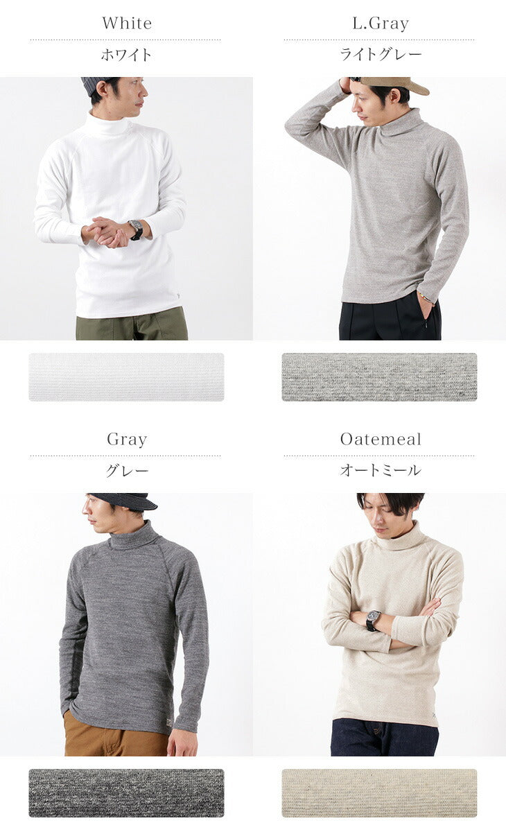 KEPANI / Raffy Spun Fraise Camiseta de manga larga con cuello alto