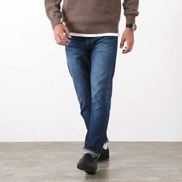 JEANS BLEU JAPON / RJB6140-ME Jean slim fuselé coupe cheville