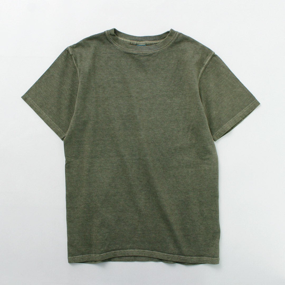 Bon t-shirt à cou de couche à manches courtes / à manches courtes