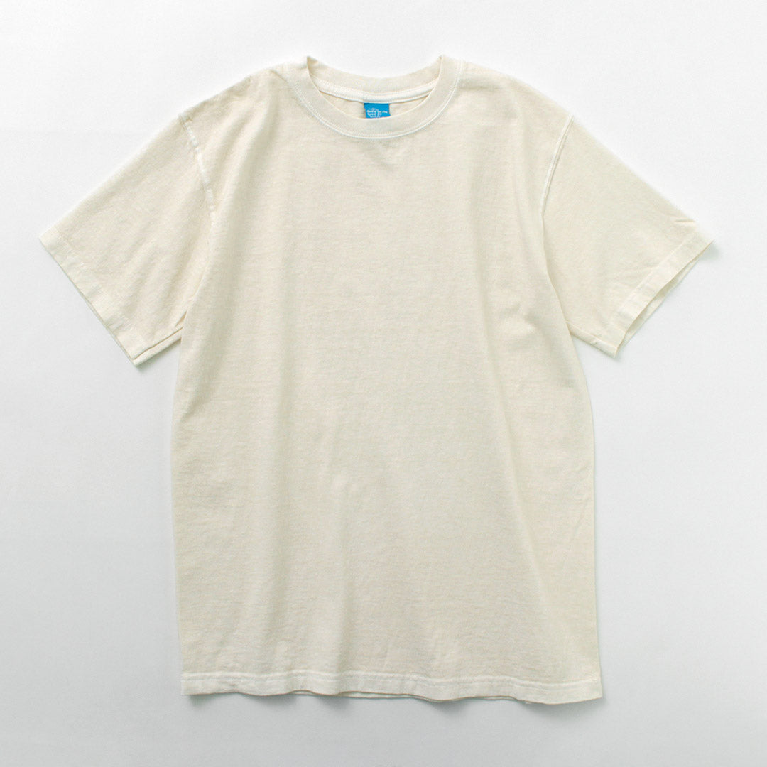 Bon t-shirt à cou de couche à manches courtes / à manches courtes