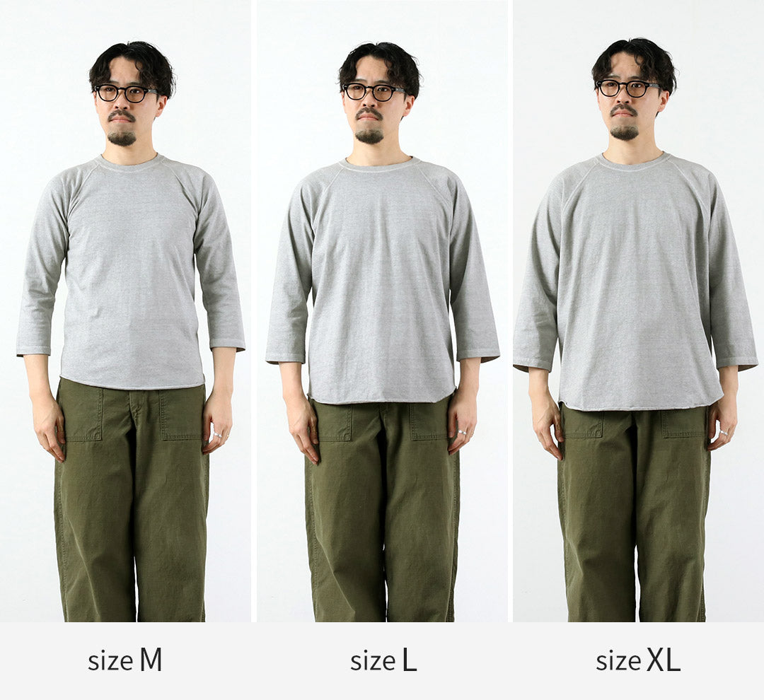 GOOD ON / 棒球插肩T恤
