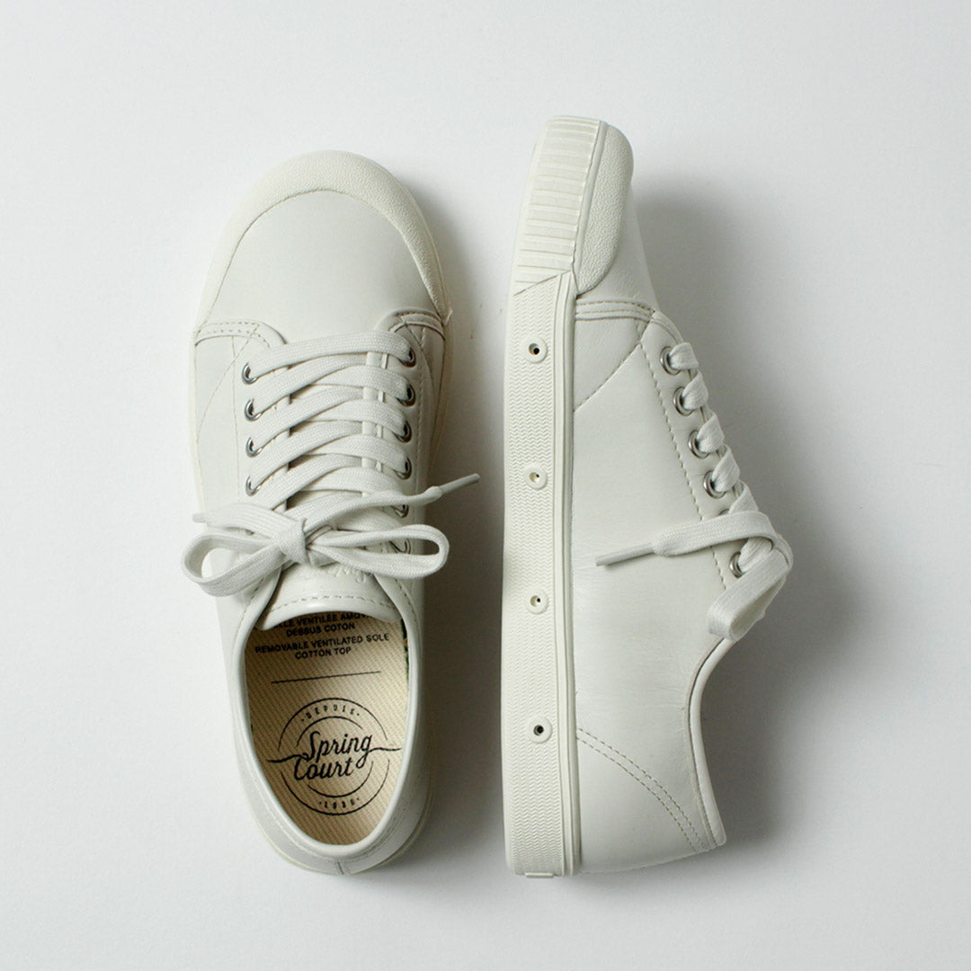 SPRING COURT / Baskets basses en cuir G2
