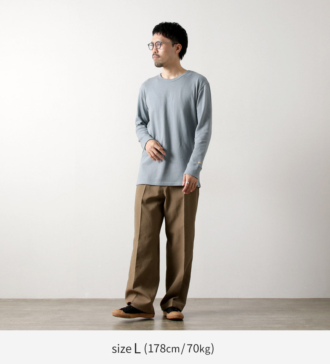 GOHEMP / Sun Blend Warmer 基本款长袖 T 恤
