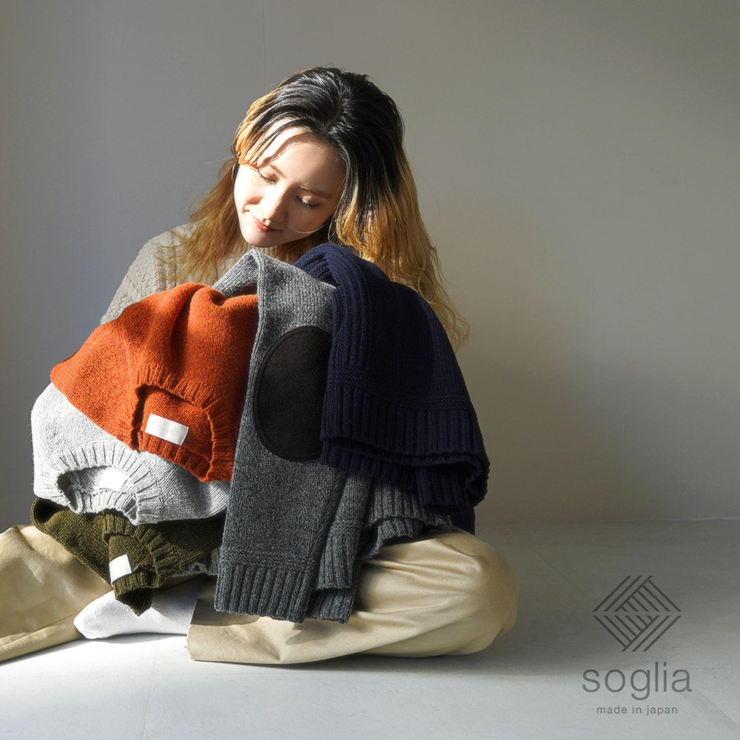 SOGLIA / Landnoah 英国羊毛圆领毛衣