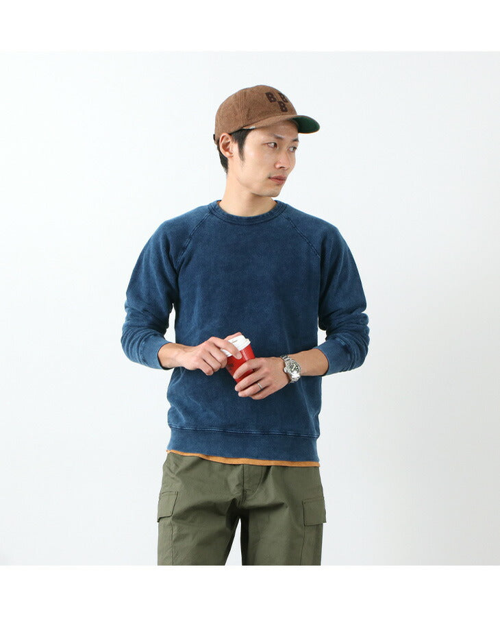 좋은 / gobw101은 Indigo Raglan Crew Sweatshirt입니다