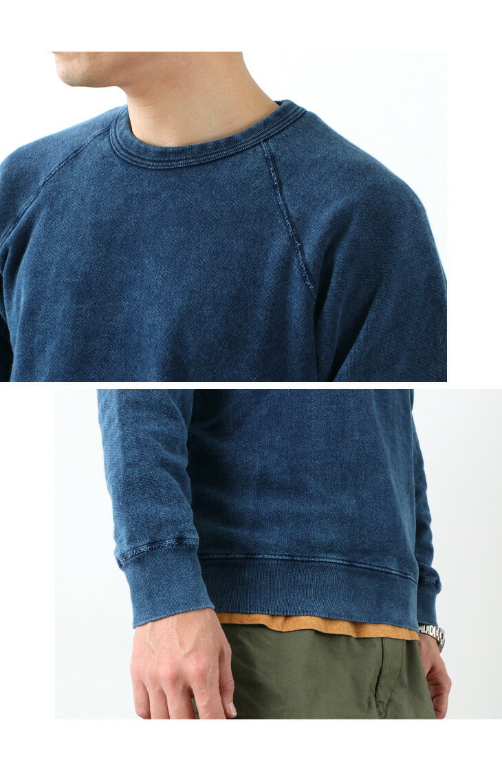 좋은 / gobw101은 Indigo Raglan Crew Sweatshirt입니다