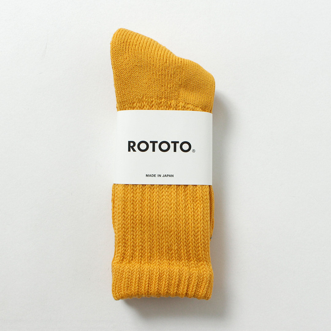 ROTOTO / 루즈 파일 크루 양말