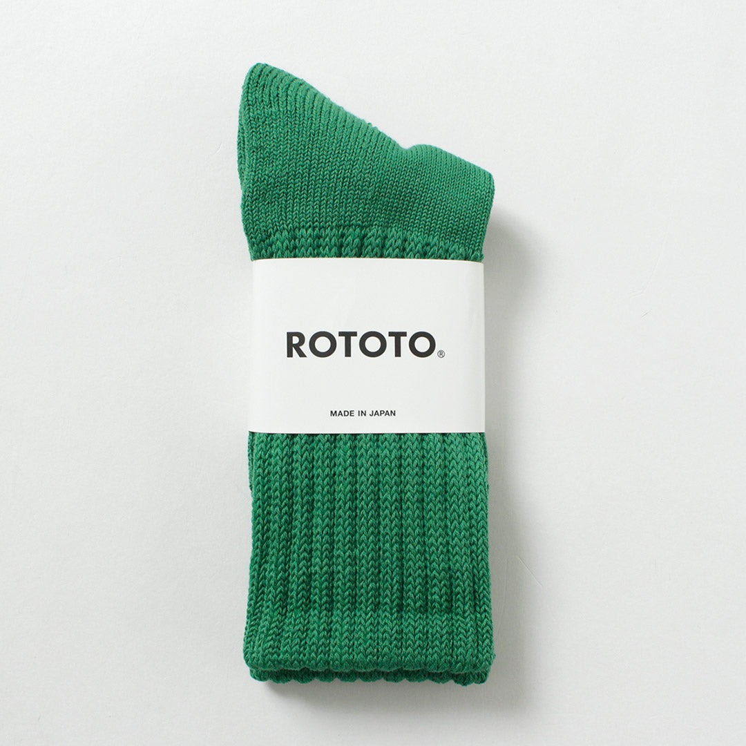 ROTOTO / 루즈 파일 크루 양말