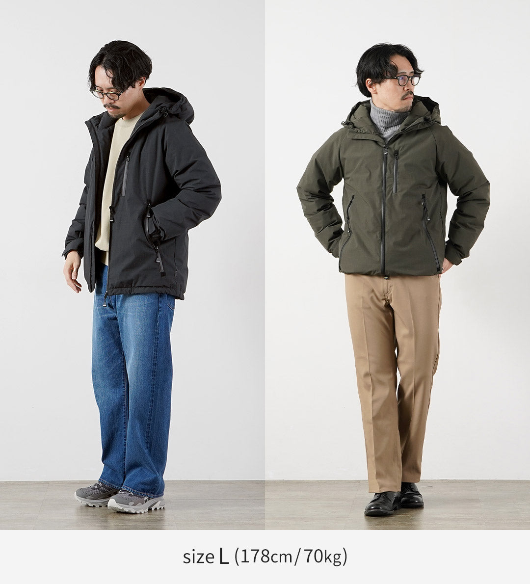 NAANGA / HINOC 邊緣連帽羽絨服 型號 2025