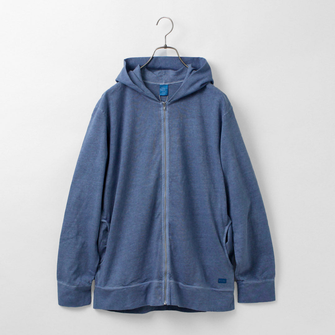 GOOD ON / Pigment Dye Zip Tee Parka