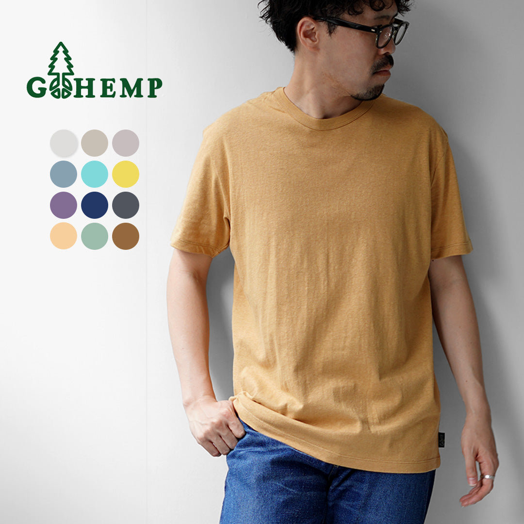 GOHEMP / Basic Short Sleeve T-Shirt