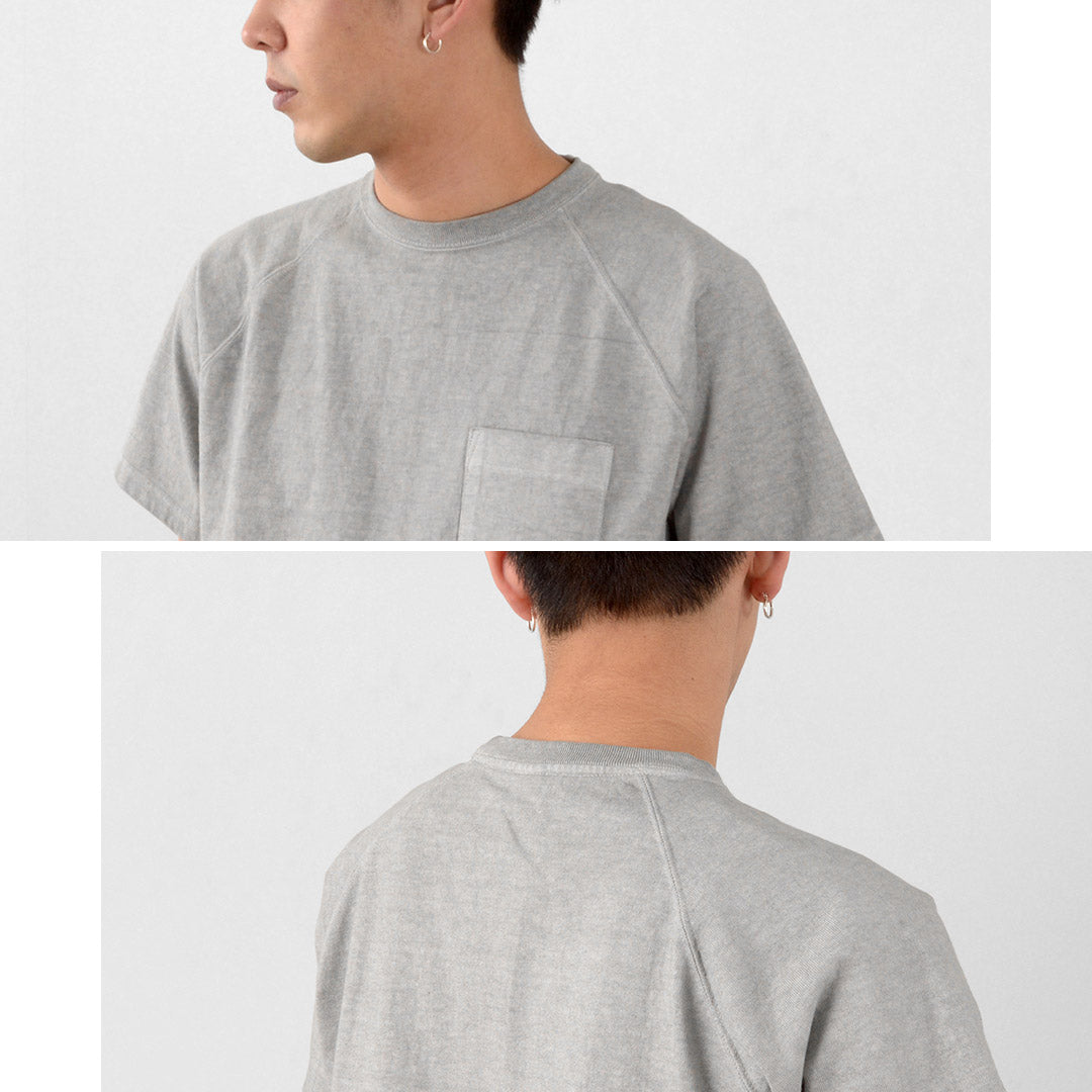GOOD ON / Raglan Heavy Pocket Short Sleeve T-shirt