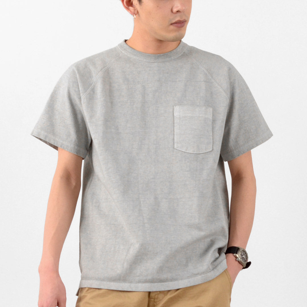 GOOD ON / Raglan Heavy Pocket Short Sleeve T-shirt