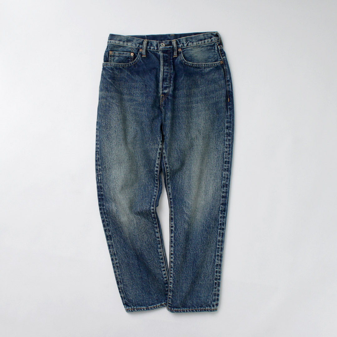 SANCA / 15.5 oz. Denim Tapered Used 5 Pocket Pants