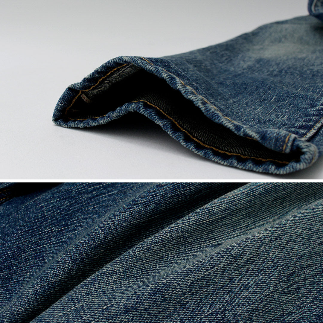 SANCA / 15.5 oz. Denim Tapered Used 5 Pocket Pants