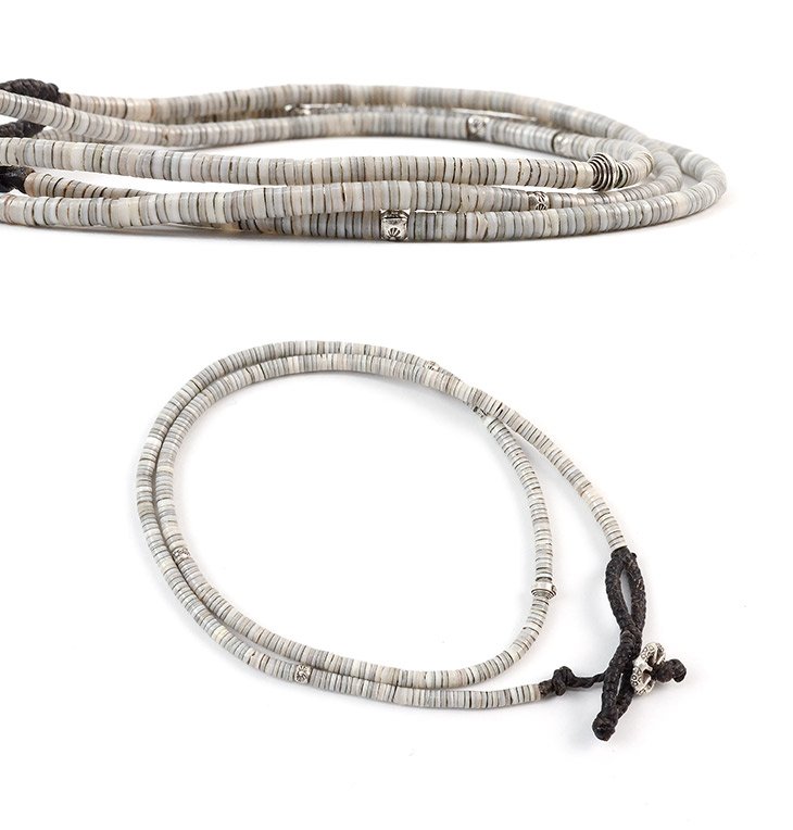 Collar de cable de phadua / cáscara / brazalete / tobillera