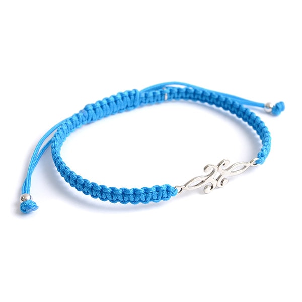Chalisa T .. / 대칭 꽃 패턴 노치 코드 Anklet