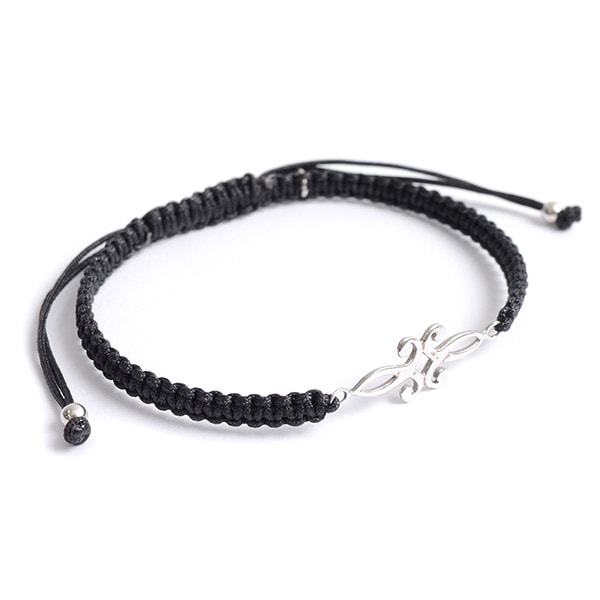 Chalisa T .. / 대칭 꽃 패턴 노치 코드 Anklet