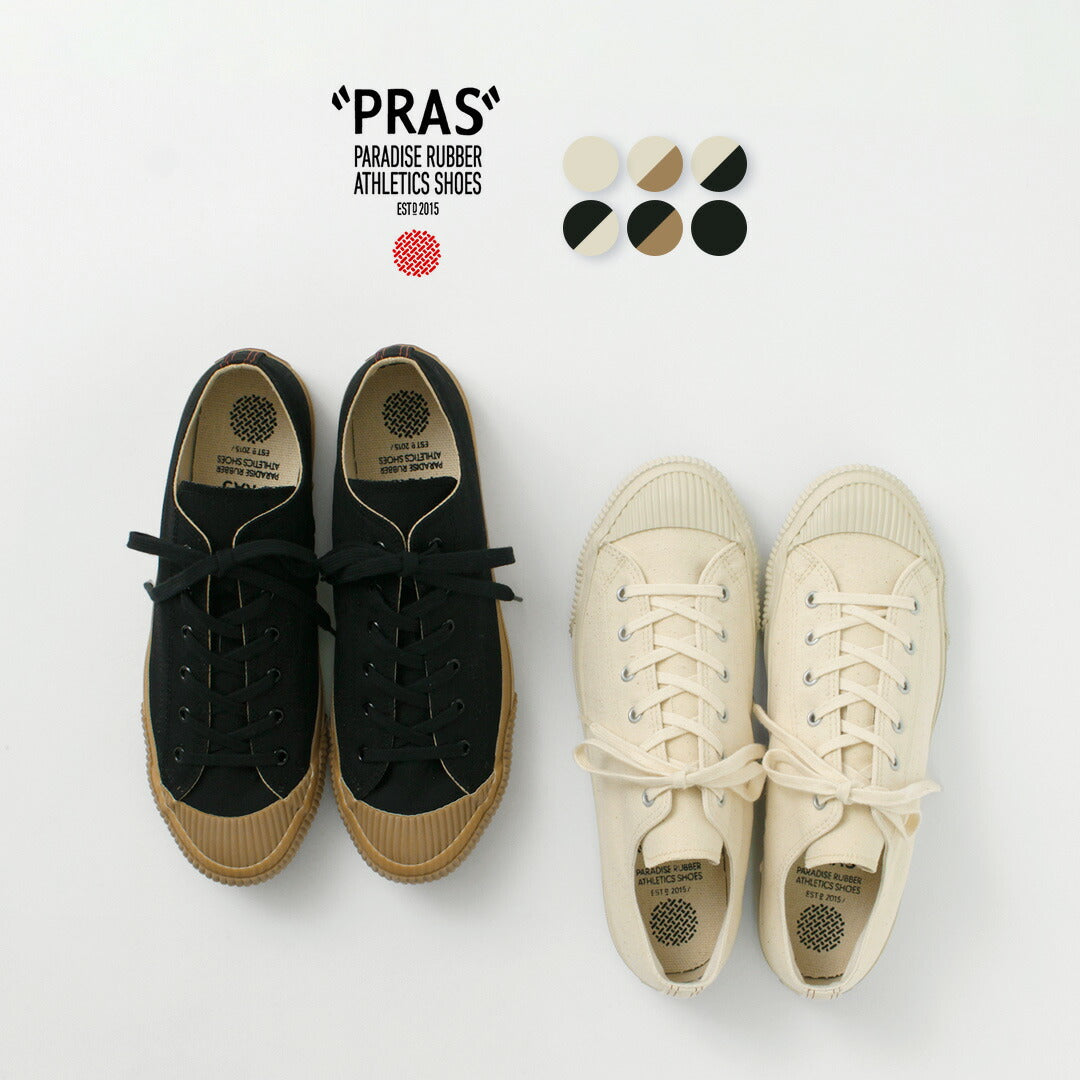PRAS / 쉘 캡 로우 스니커즈