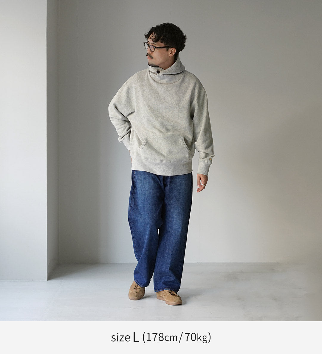 GOHEMP / Sweat à capuche châle en chanvre