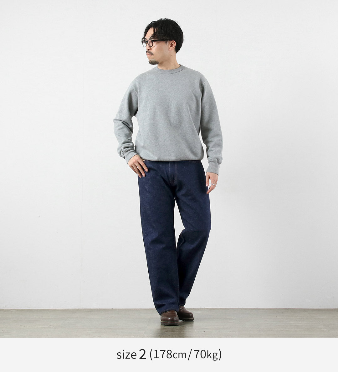 FOB FACTORY / F1147 Wide Denim 5P Pants