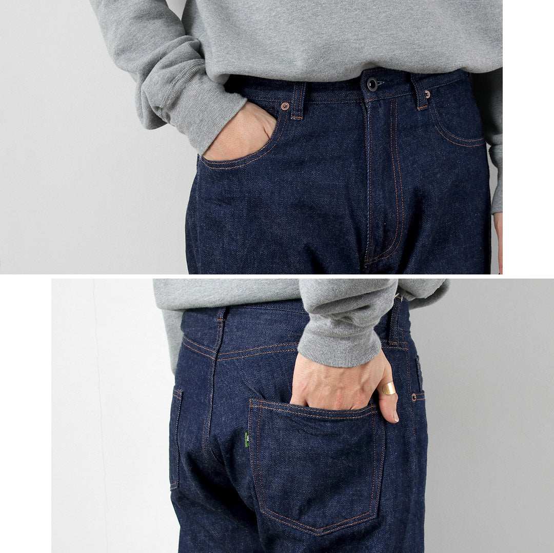 FOB FACTORY / F1147 Wide Denim 5P Pants