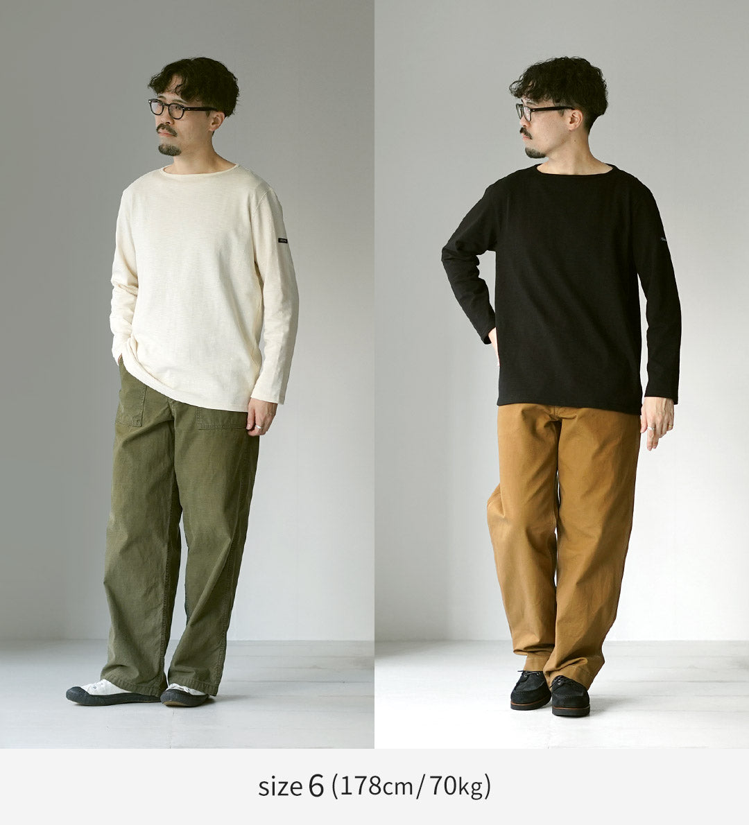 Tieasy / HDCS 보트 넥 바스크 셔츠