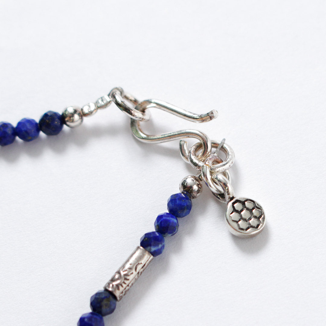 phaduA / Collier de perles taillées Lapis Lazuli 3 mm