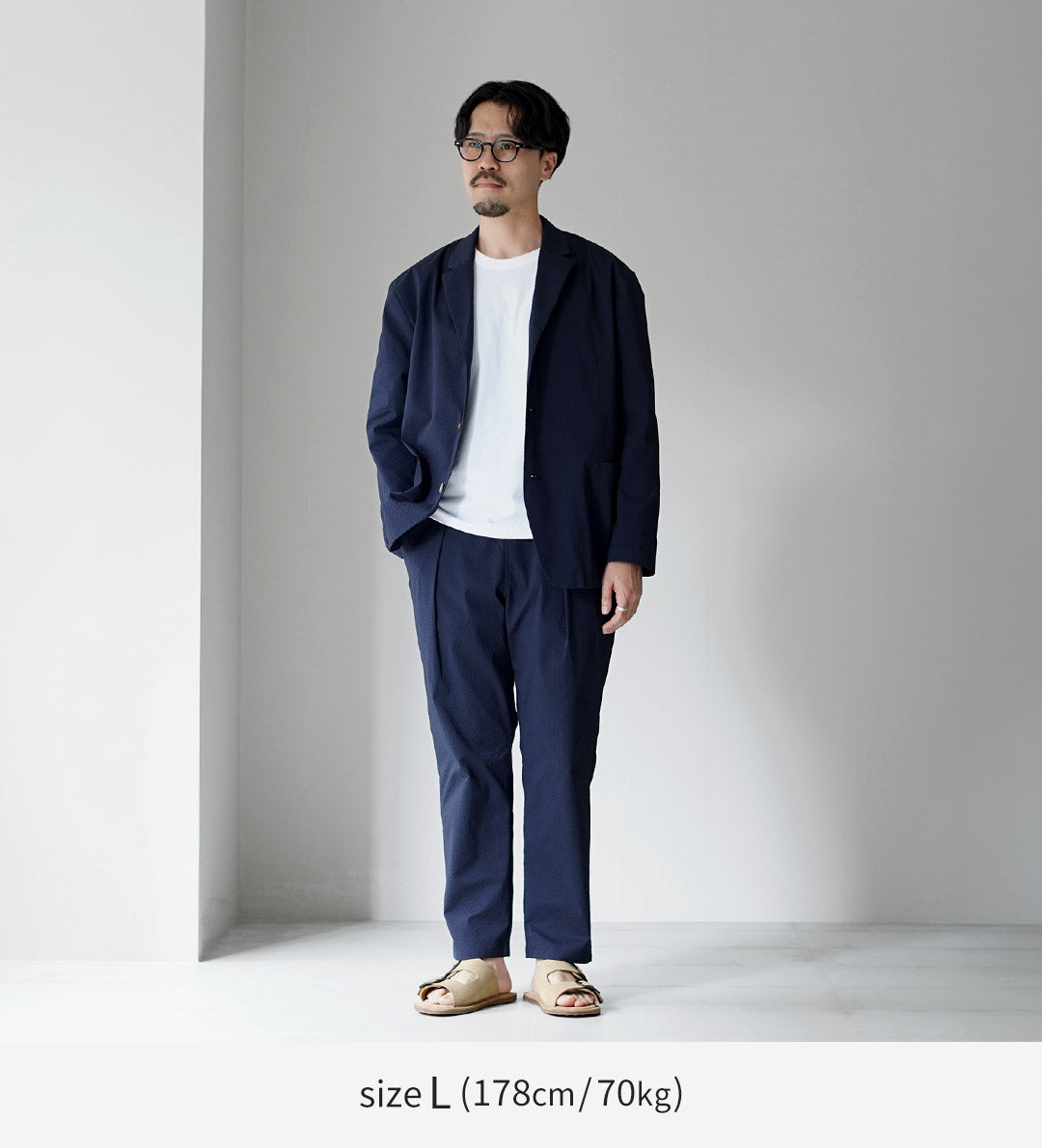 RE MADE IN TOKYO JAPAN / 쿨맥스 시어서커 팬츠