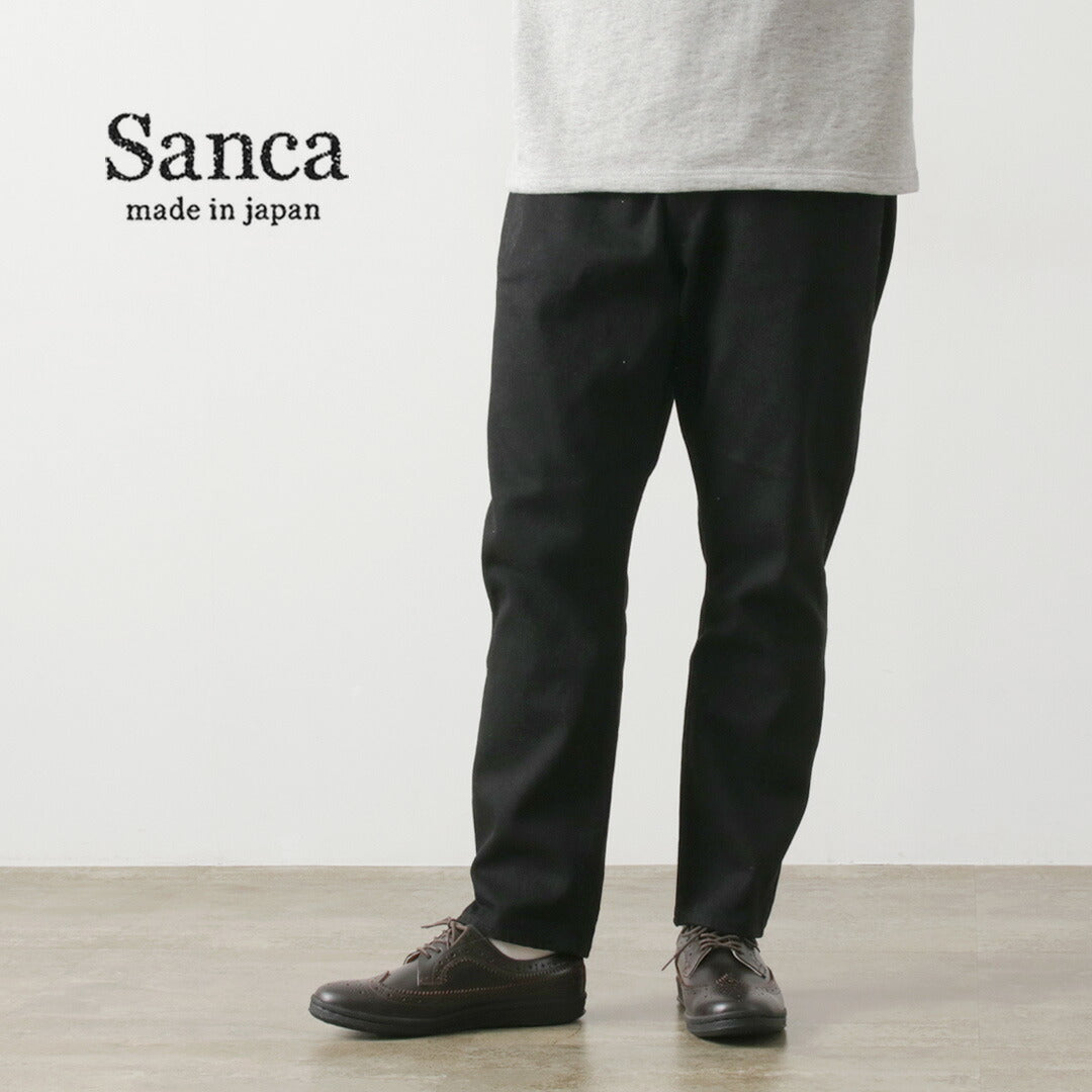 SANCA / Black Denim Tapered 5P Pants