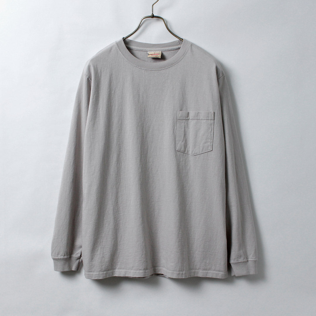 GOODWEAR / Crew Neck Long Sleeves Pocket T-Shirt