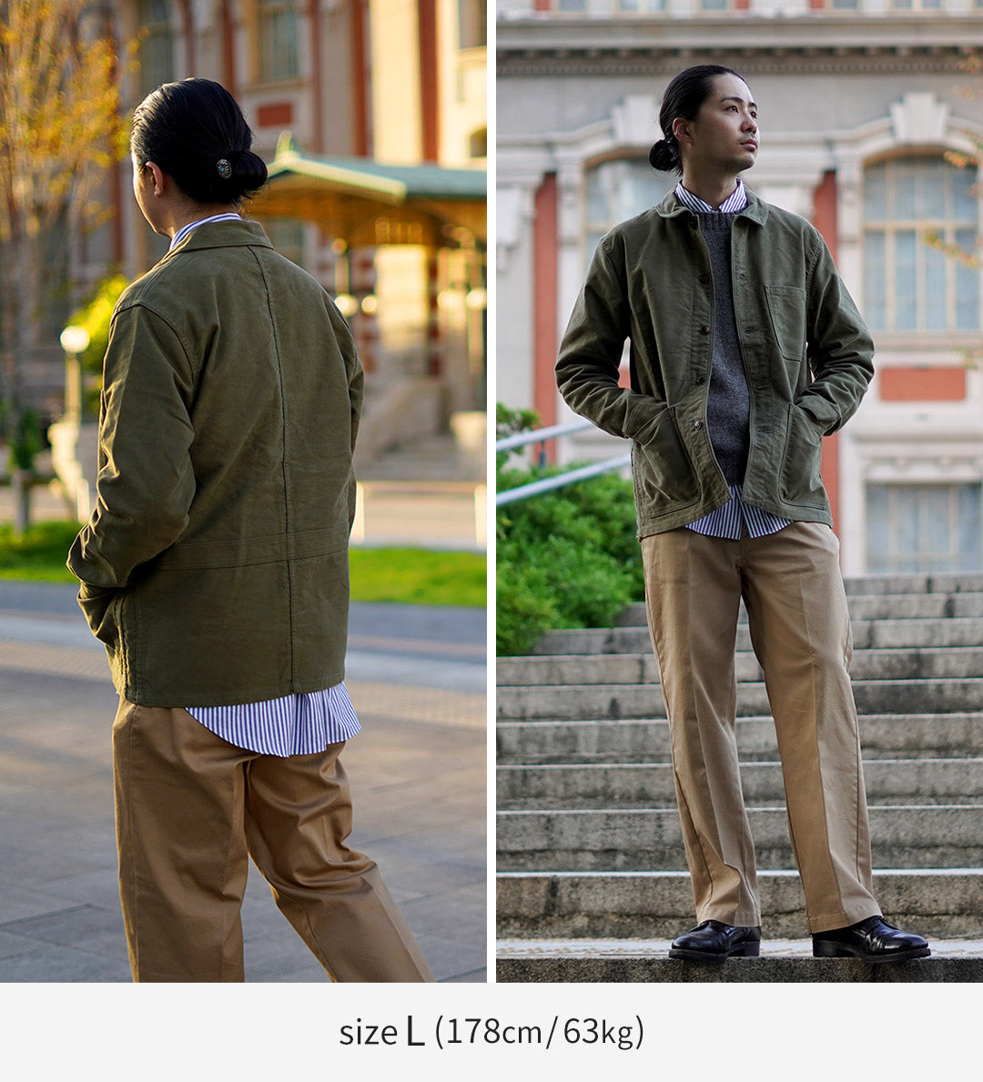FOB FACTORY / F2373 Chaqueta Moleskin francesa