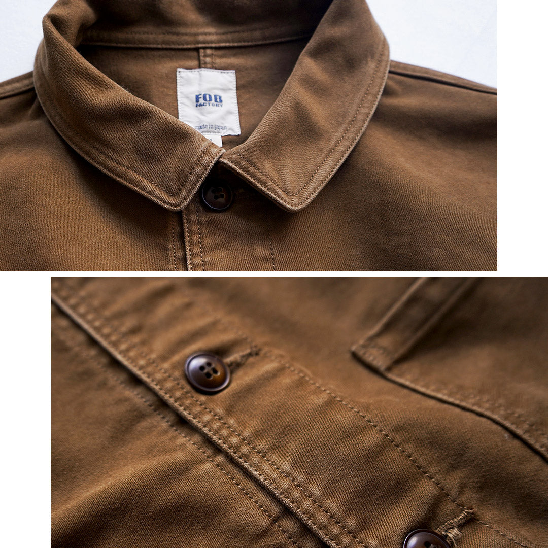 FOB FACTORY / F2373 Chaqueta Moleskin francesa