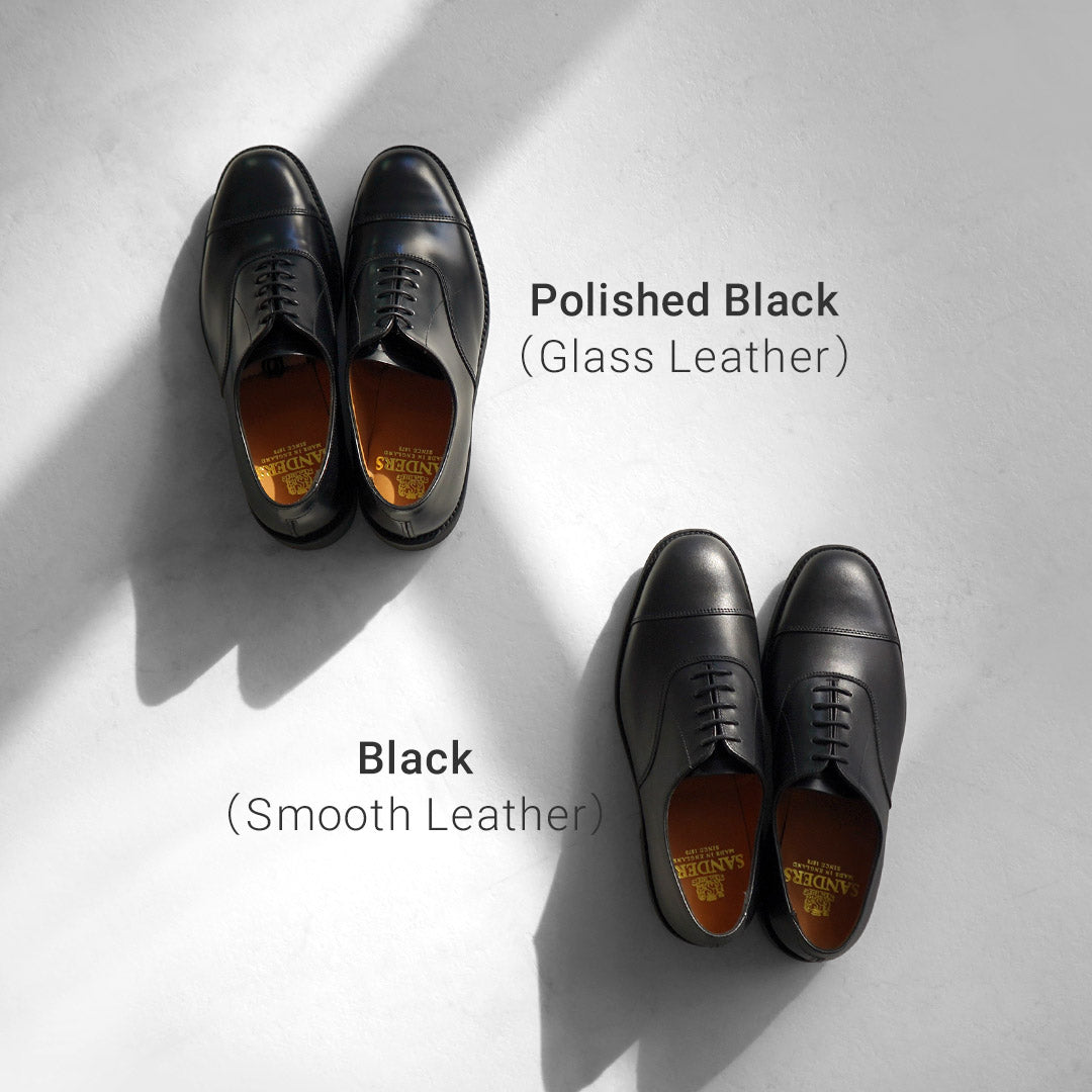 SANDERS / 1846B Chaussures en cuir Oxford à bout droit