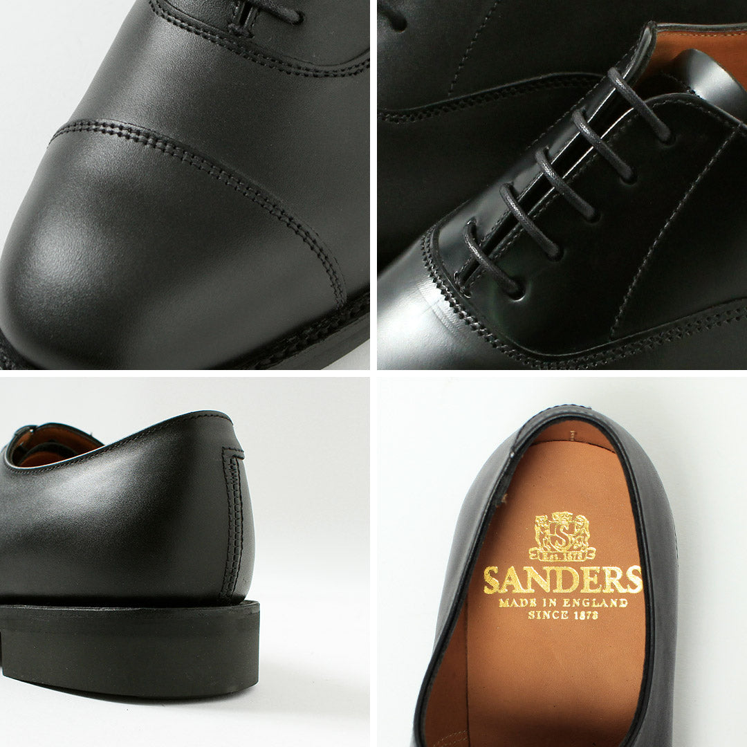SANDERS / 1846B Chaussures en cuir Oxford à bout droit