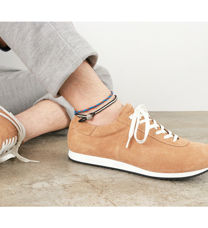 PHADUA / Wax cord single strand concho anklet