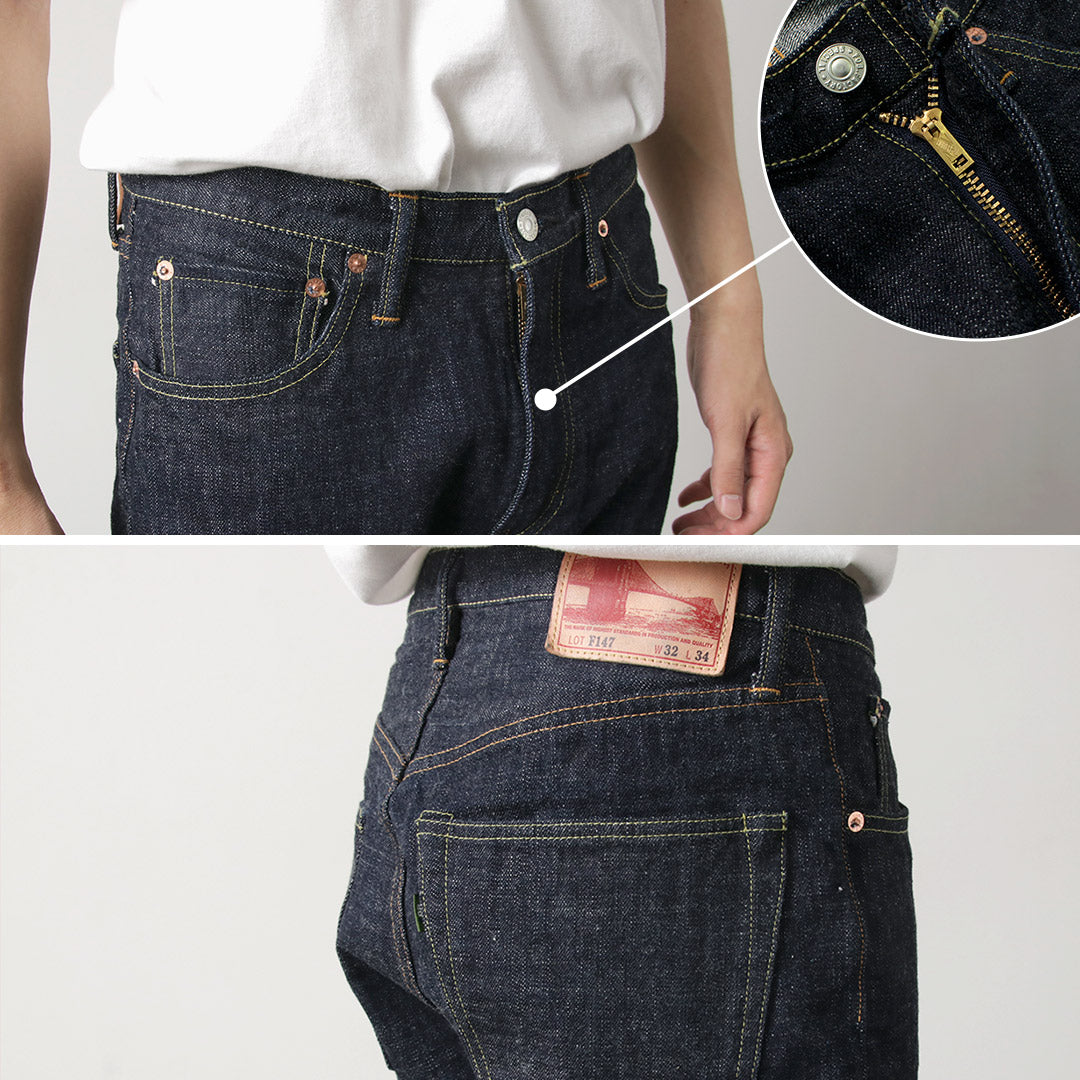 FOB FACTORY / F147 G3 Pantalón Denim Selvage De 5 Bolsillos