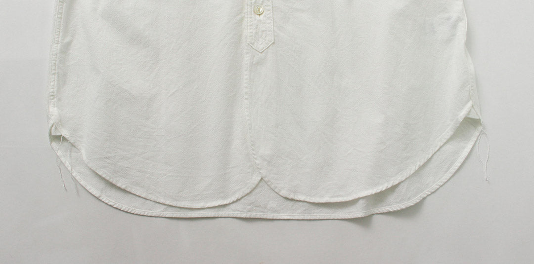 FOB FACTORY / F3429 Long Sleeve Band Collar Ox Shirt