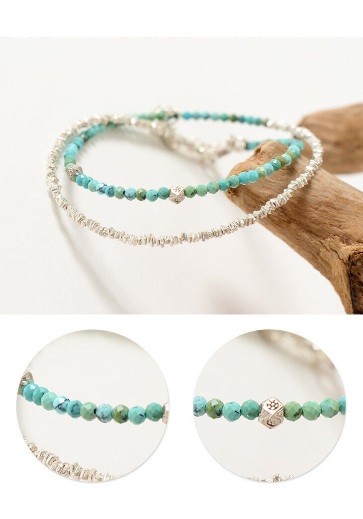 Chalisa T .. / Turquoise W Wrap Pulsera Karen Silver