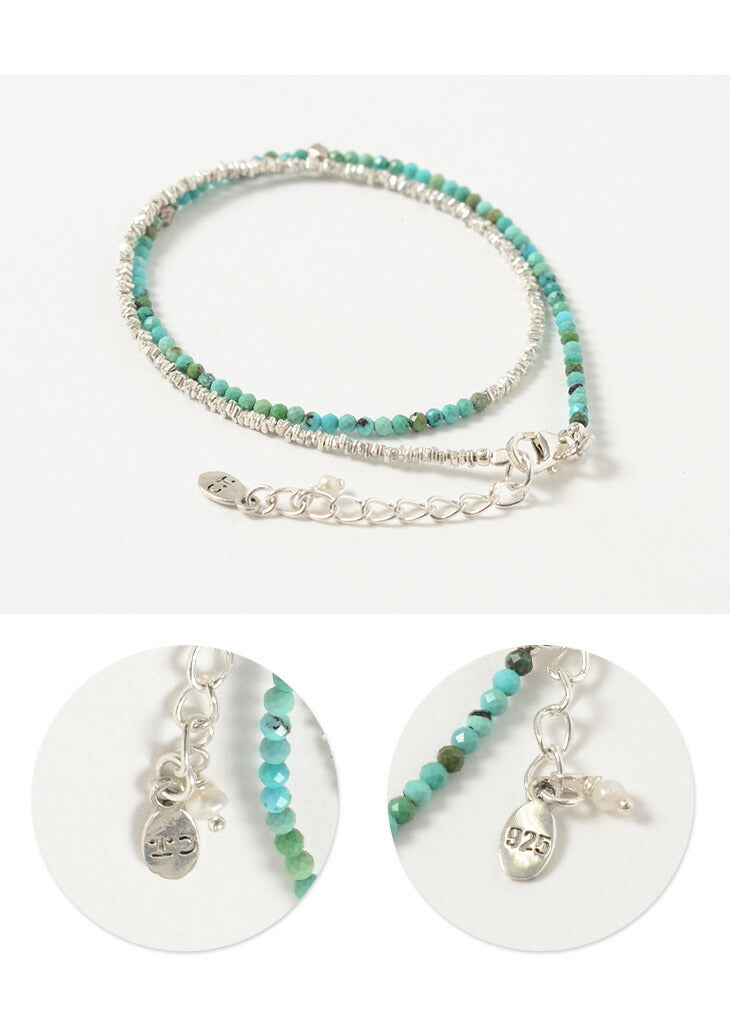 Chalisa T .. / Turquoise W Wrap Pulsera Karen Silver
