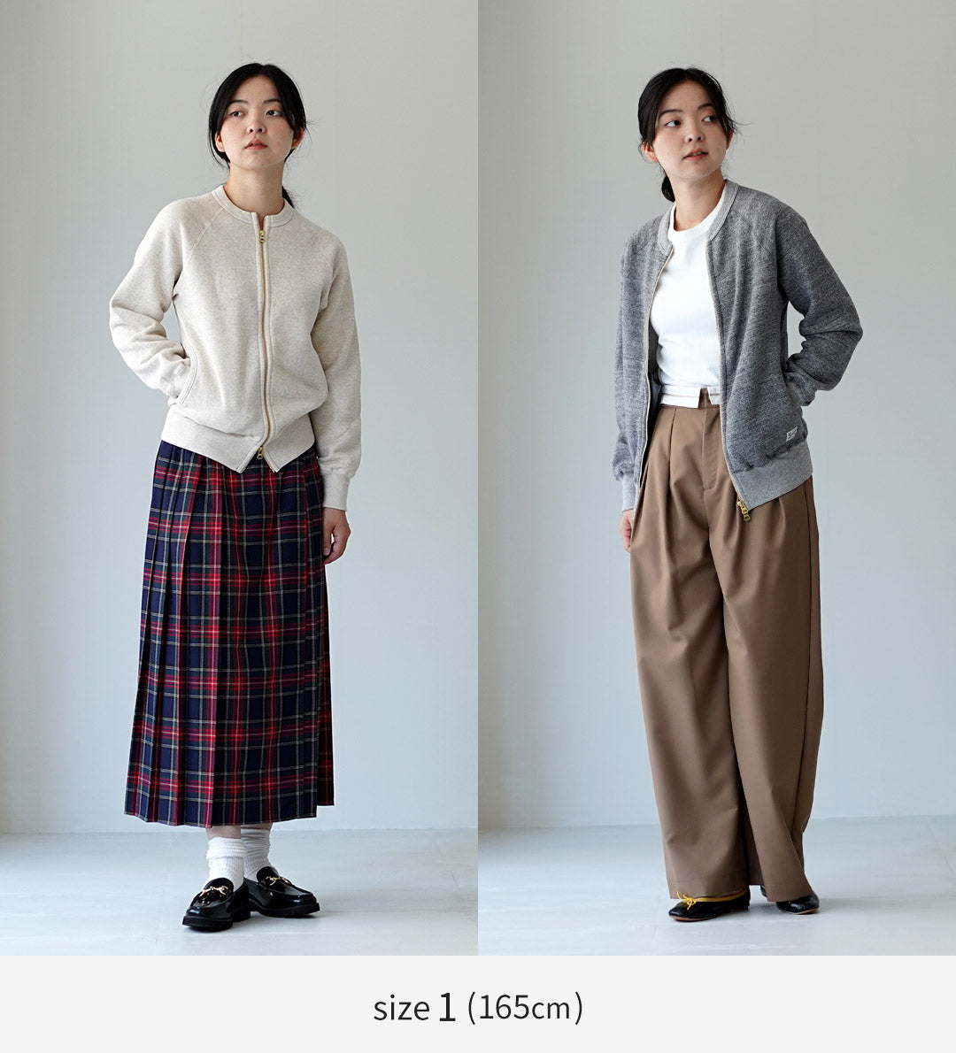 Kepani / Crew Neck Full Zip Sweet Chaqueta