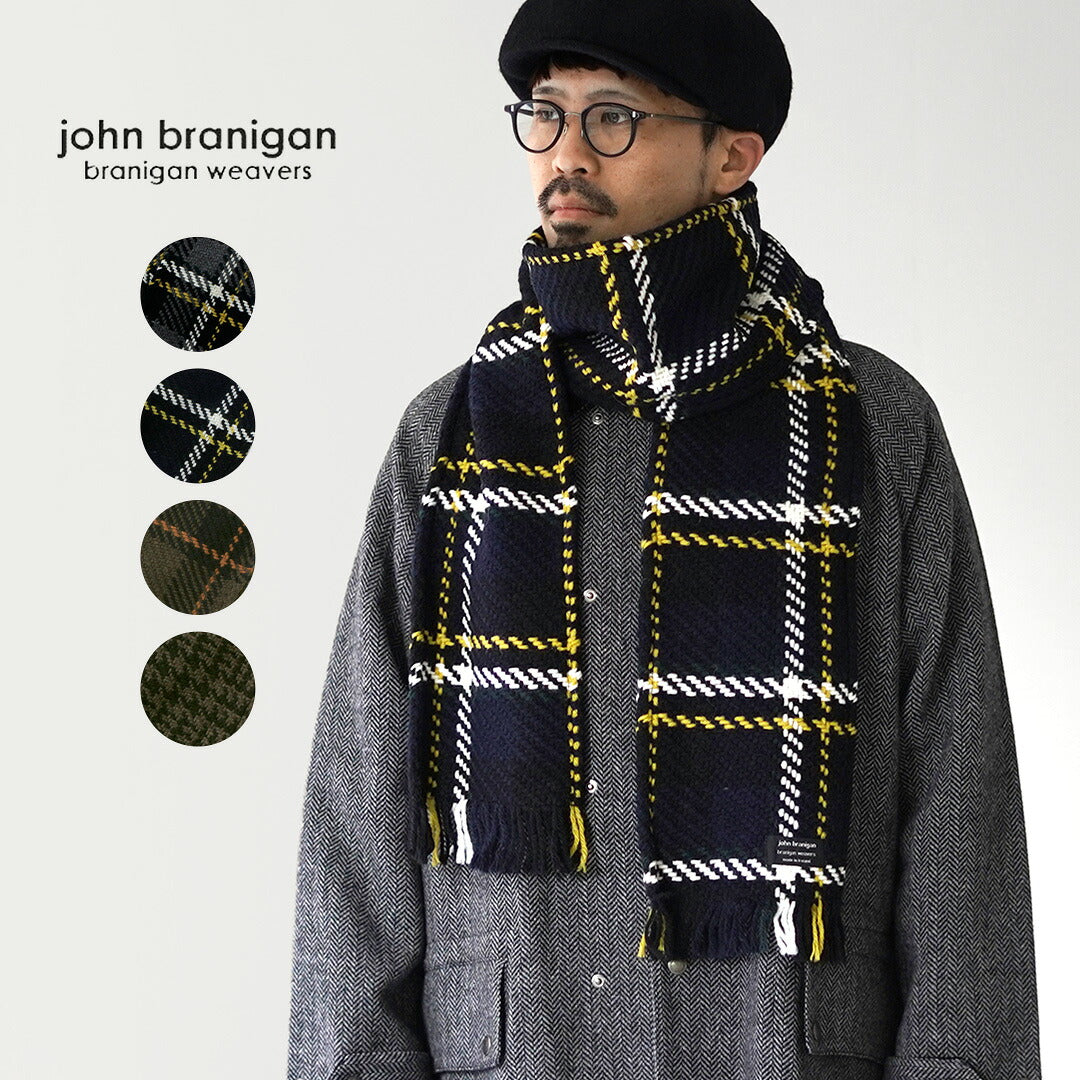 JOHN BRANIGAN / Irish Tweed Knit Scarf Scarf