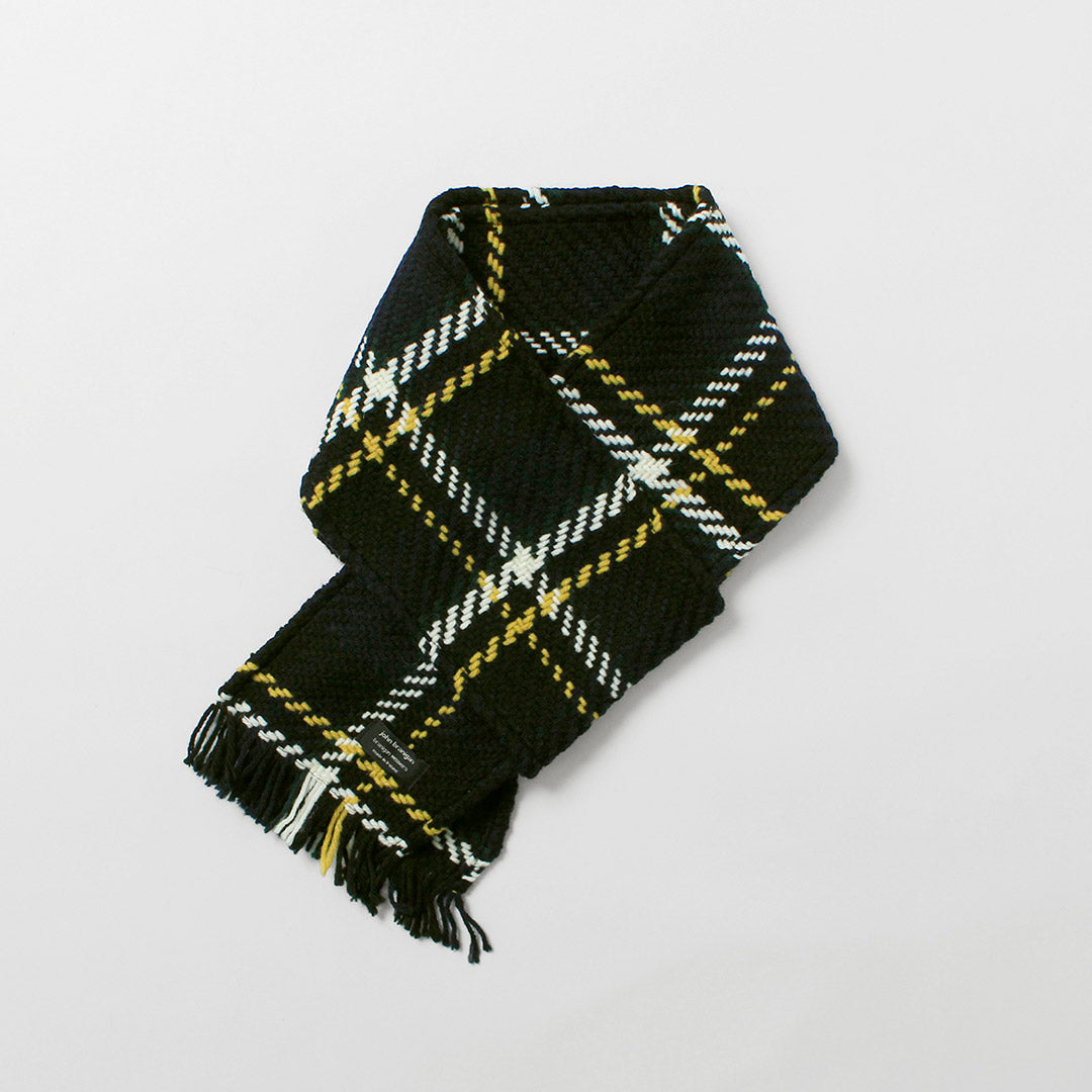 JOHN BRANIGAN / Irish Tweed Knit Scarf Scarf