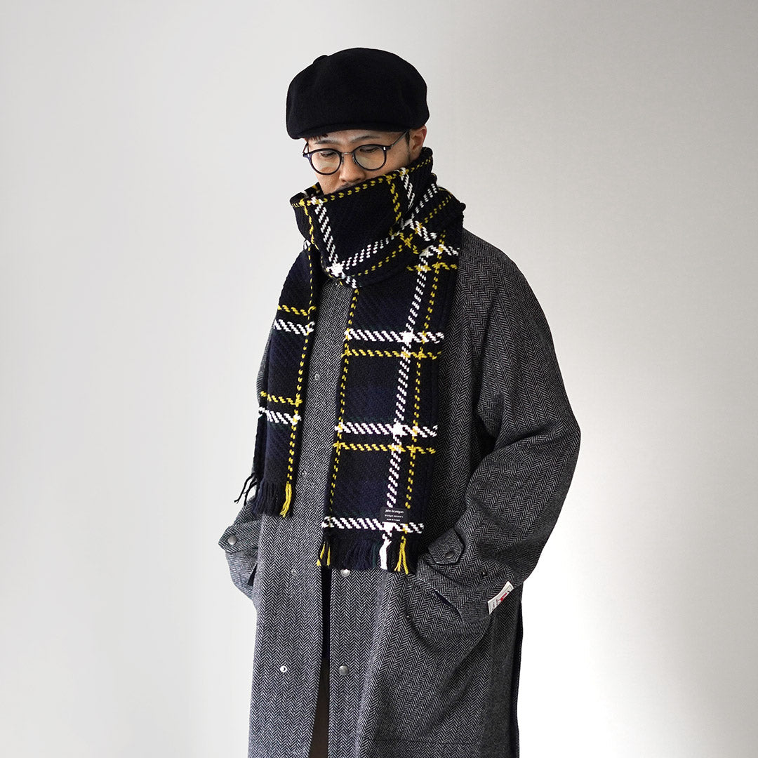 JOHN BRANIGAN / Irish Tweed Knit Scarf Scarf