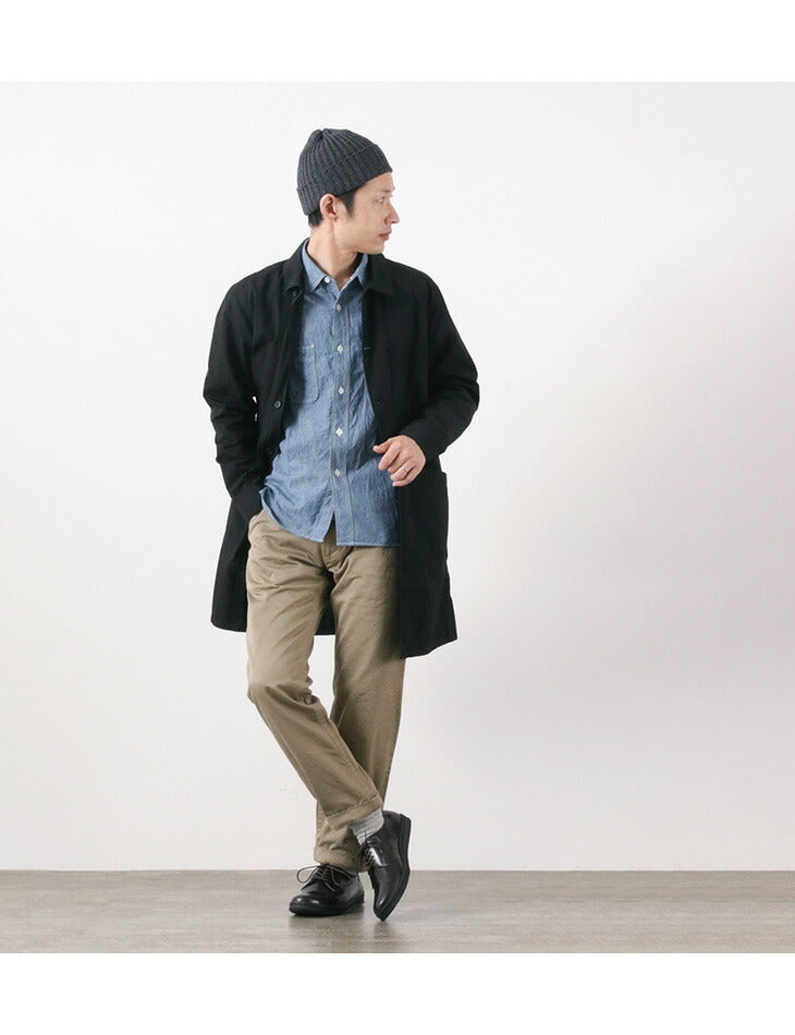 FOB FACTORY / F2395 Abrigo camisero francés