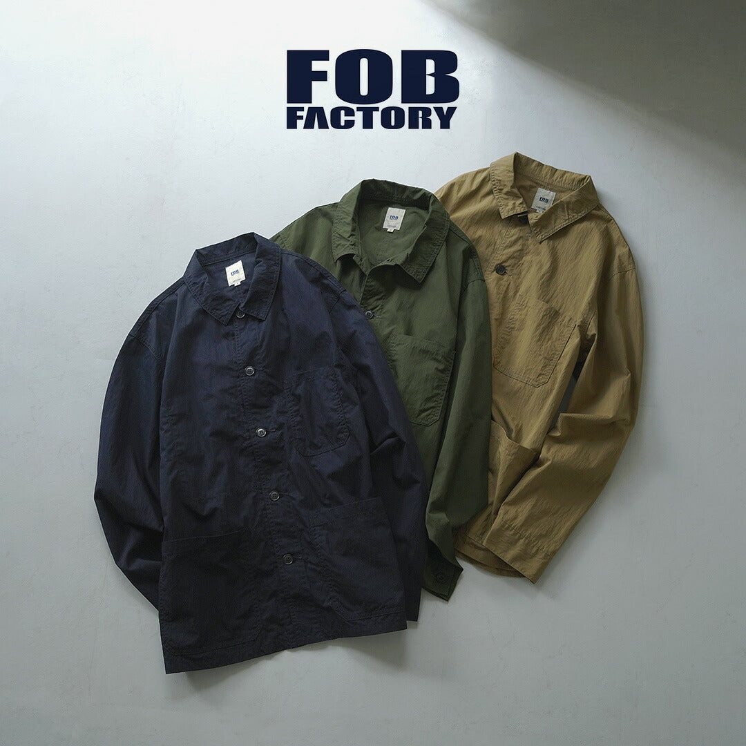 FOB FACTORY / F2394 法式衬衫外套